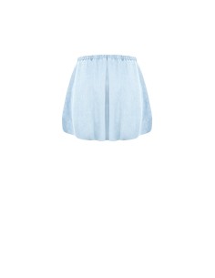 Denim ballon-minirok met zakken van Rinascimento 2