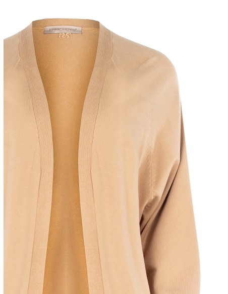 Rinascimento Cardigan long en maille sans boutons