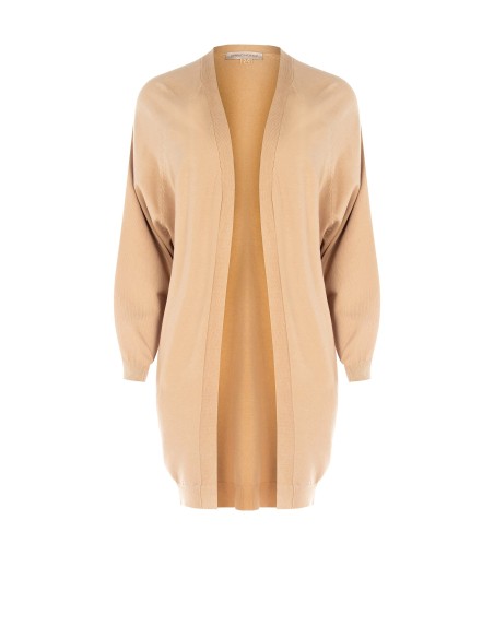 Rinascimento Cardigan long en maille sans boutons