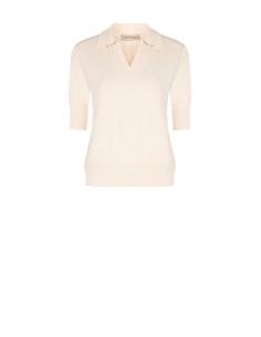 Polo en viscose avec logo Rr brodé Rinascimento