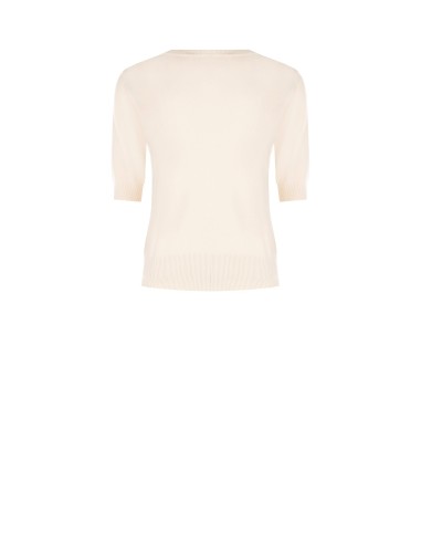 Pull en viscose avec logo Rr brodé Rinascimento
