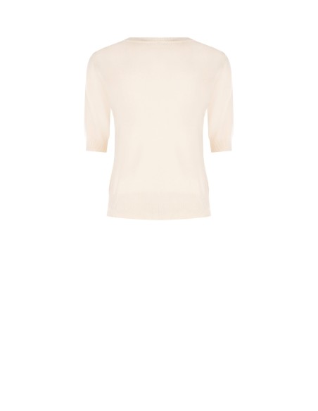 Pull en viscose avec logo Rr brodé Rinascimento