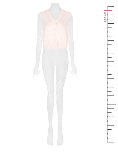 Gilet en maille mélangée de viscose Rinascimento