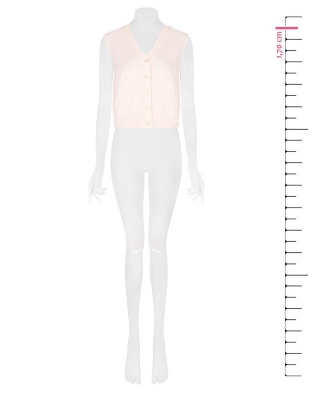 Gilet en maille mélangée de viscose Rinascimento