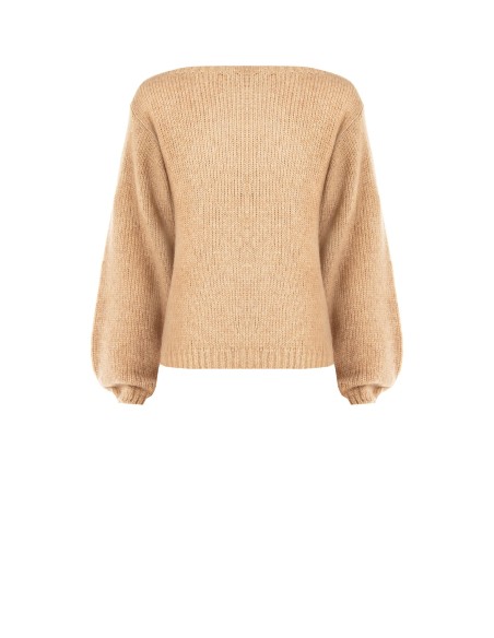 Pull avec Maxi Lurex Rhinestones Rinascimento