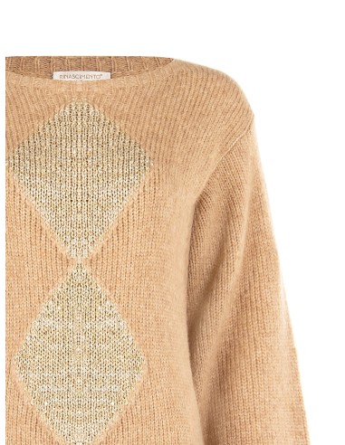 Pull avec Maxi Lurex Rhinestones Rinascimento