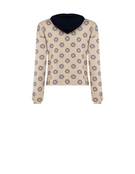 Sweatshirt à capuche et logo Rr Rinascimento