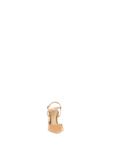 Escarpins slingback à talon moyen vernis Rinascimento