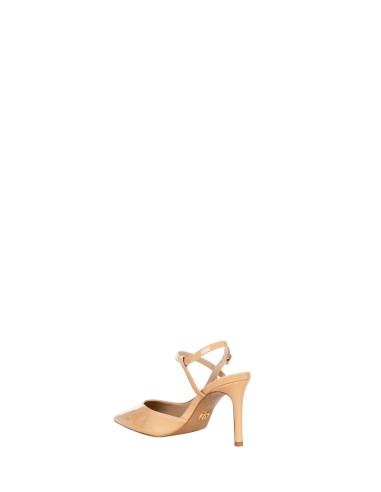 Escarpins slingback à talon moyen vernis Rinascimento