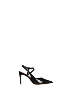 Escarpins slingback à talon moyen vernis Rinascimento