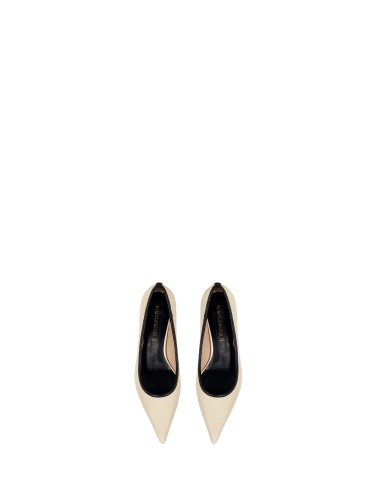 Canvas-look pumps met lage hak Rinascimento