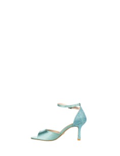 Sandales en satin à talon moyen recouvert de strass Rinascimento 2