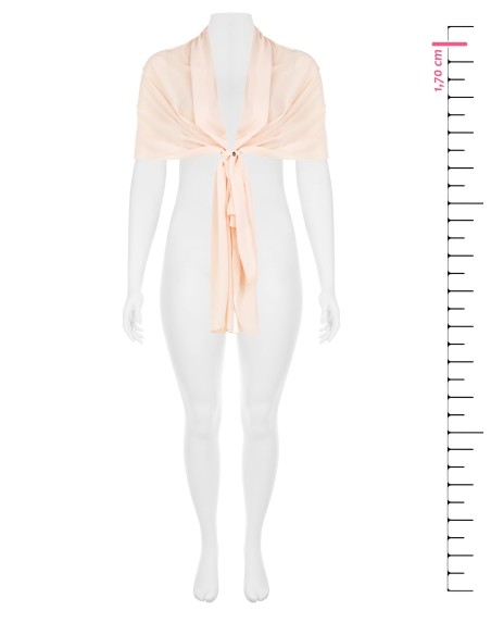 Étole cintrée en Georgette Rinascimento Curvy Stole