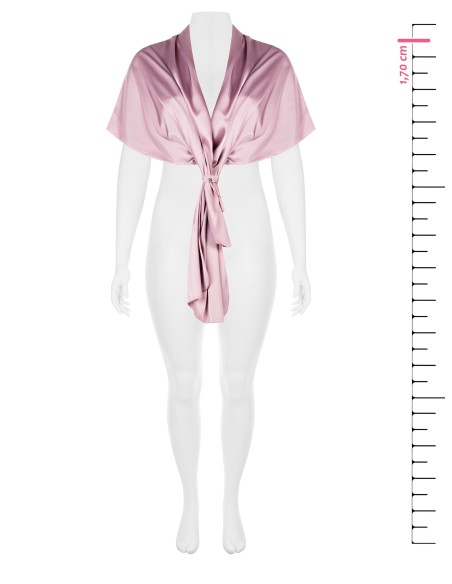 Rinascimento Curvy Satin Wrap Stole (étole enveloppante en satin)
