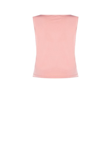 Top van zachte tule met paillettenborduursel Rinascimento Curvy