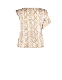 Blouse grande taille en satin avec anneau Rinascimento Curvy 2