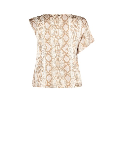 Blouse grande taille en satin avec anneau Rinascimento Curvy