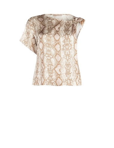 Blouse grande taille en satin avec anneau Rinascimento Curvy
