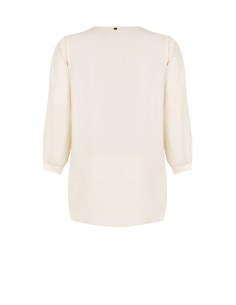 Asymmetrische soepelvallende curvy blouse van georgette Rinascimento Curvy 2