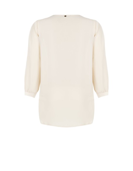 Blouse Curvy Fluide Asymétrique En Georgette Rinascimento Curvy