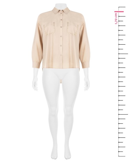 Chemisier grande taille à clous Rinascimento Curvy