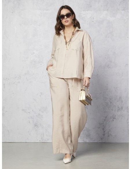 Curvy blouse met studs Rinascimento Curvy