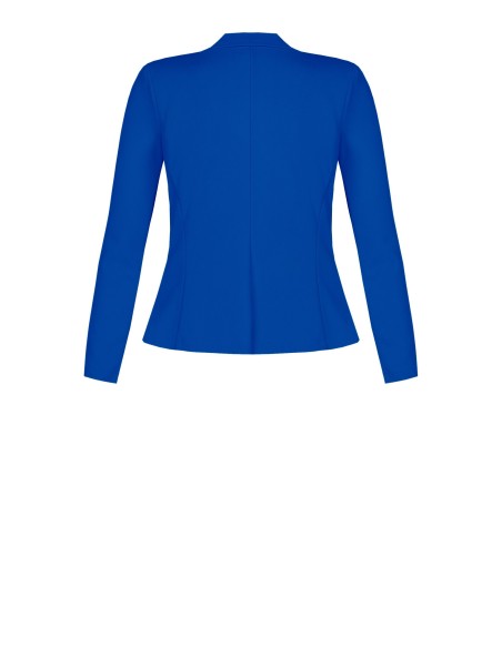 Rinascimento Curvy blazer met 1 gouden knoop