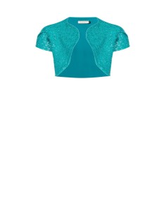 Curvy bolero-schouderbedekker, bedekt met pailletten, Rinascimento Curvy