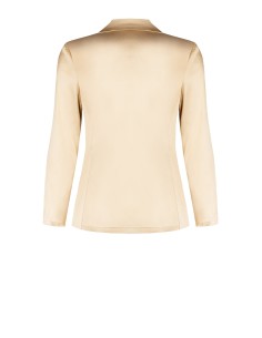 Getailleerde blazer met één knoop van satijn – Rinascimento Curvy 2