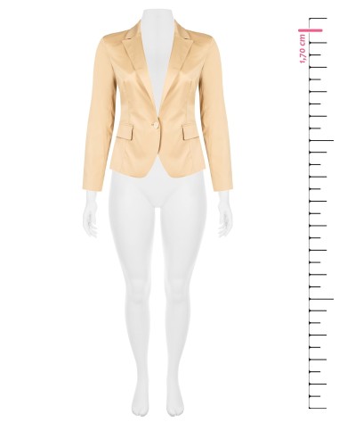 Veste blazer cintrée en tissu bi-extensible Rinascimento Curvy