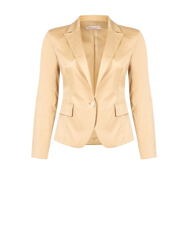 Veste blazer cintrée en tissu bi-extensible Rinascimento Curvy