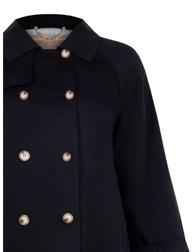 Manteau court et ample de style trench Rinascimento Curvy