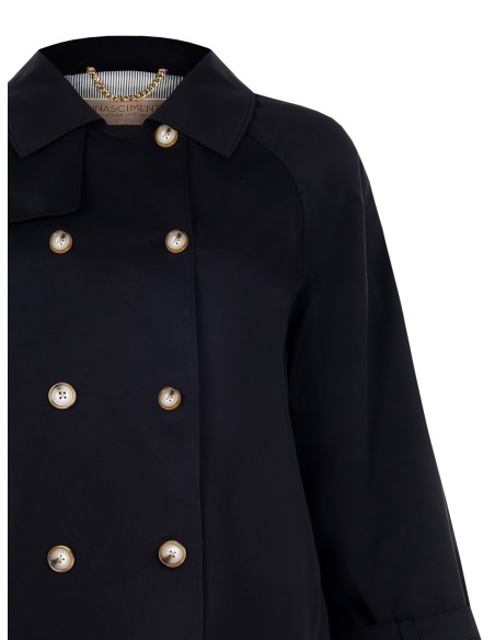 Manteau court et ample de style trench Rinascimento Curvy