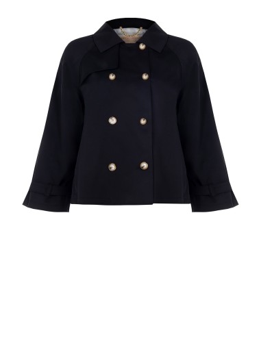 Manteau court et ample de style trench Rinascimento Curvy