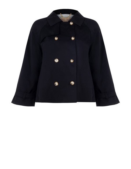 Manteau court et ample de style trench Rinascimento Curvy