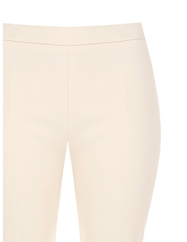 Rinascimento Pantalon évasé Curvy en tissu technique avec fermeture éclair latérale