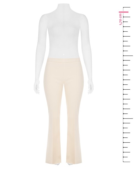 Rinascimento Pantalon évasé Curvy en tissu technique avec fermeture éclair latérale