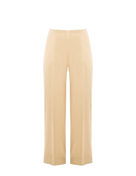 Pantalon de satin Palazzo avec élastique au dos Rinascimento Curvy