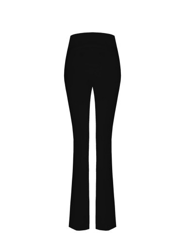 Pantalon évasé en tissu technique avec ceinture haute Rinascimento