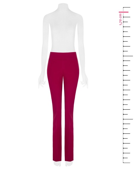 Pantalon évasé en tissu technique avec ceinture haute Rinascimento