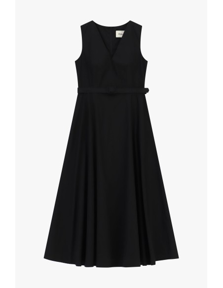 Robe midi évasée avec ceinture Dixie