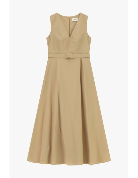 Robe midi évasée avec ceinture Dixie