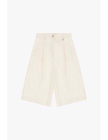Bermuda Taille haute Pinces Poches latérales Dixie