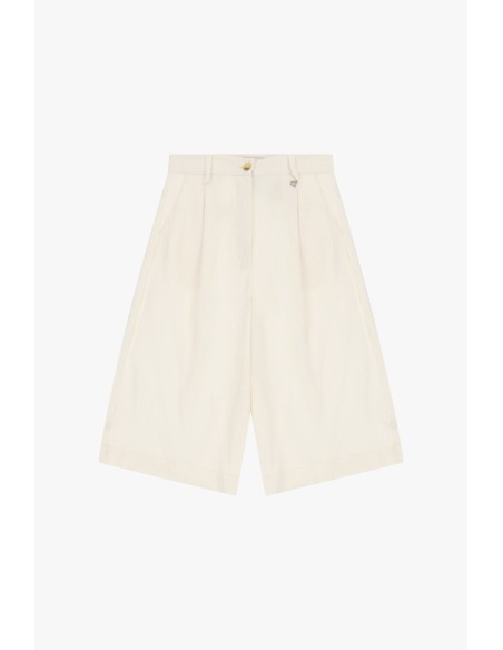 Bermuda Taille haute Pinces Poches latérales Dixie