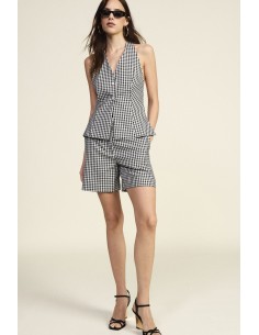 Short à carreaux Coupe régulière Taille moyenne Dixie