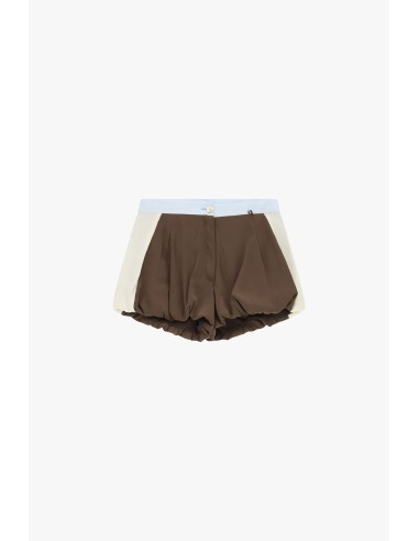 Short à taille contrastée et bas bouclé de Dixie