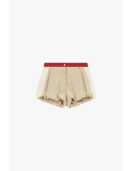 Short à taille contrastée et bas bouclé de Dixie
