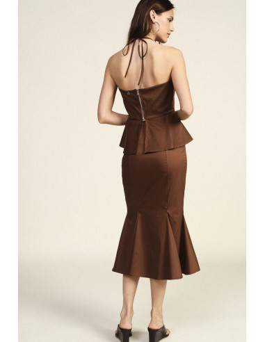 Dixie - Jupe longue évasée taille haute