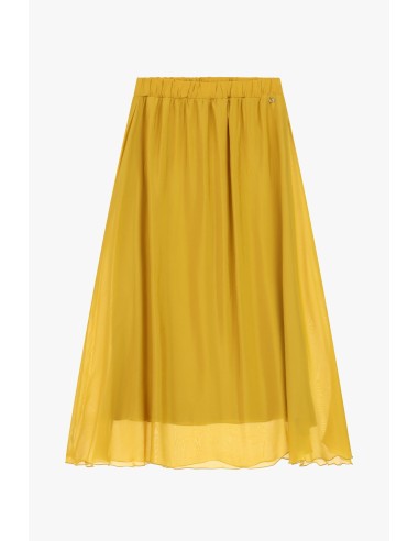 Dixie Flared Midi Skirt With Elastic Waistband (Jupe midi évasée à taille élastique)