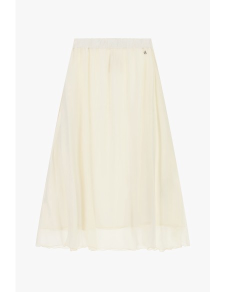 Dixie Flared Midi Skirt With Elastic Waistband (Jupe midi évasée à taille élastique)